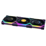 Ventoinha 120mm Lian Li Uni Fan SL120 LCD Wireless RGB Reverse Blade 4 Pinos PWM Preta (Pack 3) - Image 4