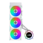 Water Cooler CPU Lian Li HydroShift II LCD 360R A-RGB All-In-One 360mm Branco - Image 2