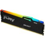 Memória RAM Kingston Fury Beast RGB 32GB (1x32GB) DDR5 5600MHz CL40 Preta (Apenas AMD AM5 e Intel 14ª ou Superior) - Image 4