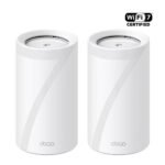 Sistema Mesh TP-Link Deco BE85 BE19000 Tri-Band WiFi 7 Whole Home Mesh Branco