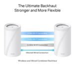 Sistema Mesh TP-Link Deco BE85 BE19000 Tri-Band WiFi 7 Whole Home Mesh Branco - Image 2