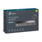 Switch de Rede TP-Link TL-SG1016PE 16 Portas Gigabit Smart Managed PoE+ Rack Mountable