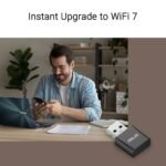 Adaptador de Rede USB Asus USB-BE92 Nano BE3600 Wi-Fi 7 802.11be Tri-Band USB 2.0 - Image 5