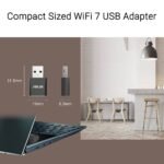 Adaptador de Rede USB Asus USB-BE92 Nano BE3600 Wi-Fi 7 802.11be Tri-Band USB 2.0 - Image 3