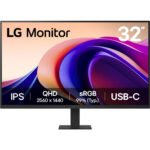 Monitor LG 32" 32U631A-B IPS QHD 16:9 100Hz (5ms)