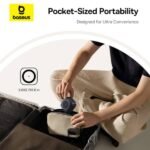 Carregador Wireless Baseus PicoGo 2-in-1 Magnetic MagSafe Charger Qi2 67W Cosmic Black - Image 6