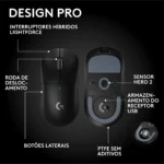 Rato Óptico Logitech G Superlight 2 SE Lightspeed Wireless 44000DPI Preto - Image 6