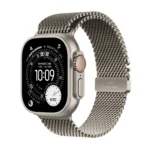 Apple Watch Ultra 3 GPS + Cellular 49mm Titânio Natural c/ Bracelete Loop Milanesa Titânio Natural - M - Image 2