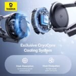 Carregador Wireless Baseus EnerFill FS41 3-in-1 Magnetic Qi2 Charger 22.5W Preto - Image 3