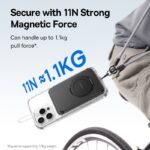 Carteira Baseus MagPro 3 Magnetic Wallet Stand Cosmic Black - Image 2