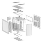 Caixa ATX Asus TUF Gaming GT502 Horizon ARGB Vidro Temperado Branca - Image 9