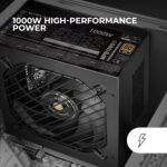 Fonte de Alimentação ATX Mars Gaming MPB1000SI 1000W 80 Plus Gold Preta - Image 5