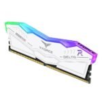 Memória RAM UDIMM TEAMGROUP T-Force Delta RGB 32GB (2x16GB) DDR5 6000MHz CL38 Branca - Image 2