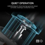 Water Cooler CPU Corsair Nautilus 240 RS LCD 240mm Preto - Image 2