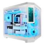 Caixa ATX Mars Gaming MC-3TCORELCD Tempered Glass Branca