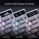 Teclado Mecânico Asus ROG Azoth Gaming RGB 75% Wireless/Bluetooth US ROG NX Switches Branco - Image 6
