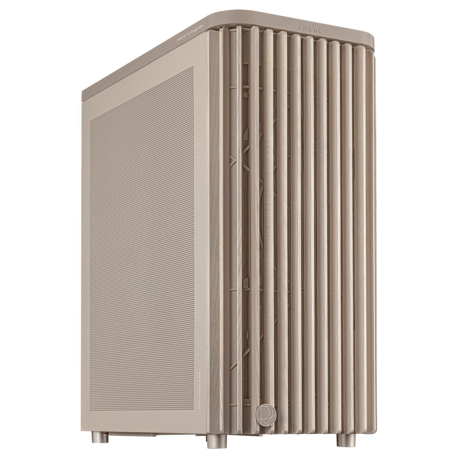 asus-proart-pa401-wood-mesh-pwm-beige-bege_90dc00m7-b39000_1 Caixa ATX ASUS Proart PA401 Wood Mesh PWM Bege - Image 1