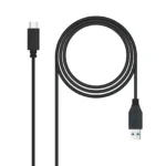 Cabo USB 3.1 Tipo-C NANO CABLE / 2m / Preto