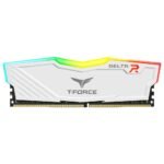 Memória RAM TEAMGROUP T-Force Delta RGB 16GB (1x16GB) DDR4 3200MHz CL16 Branca