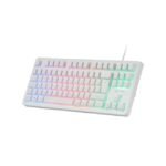 Teclado Mars Gaming MK023 TKL FRGB Rainbow H-Mech Red Switch PT Branco - Image 2