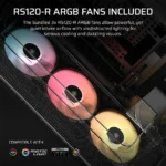 Caixa Extended-ATX Corsair AIR 5400 RS-R ARGB Tempered Glass Preta - Image 7