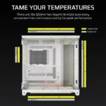 Caixa Extended-ATX Corsair AIR 5400 RS-R ARGB Tempered Glass Branca - Image 2
