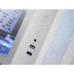 Caixa ATX Mars Gaming MCV-ONE Dual Chamber Tempered Glass FRGB Branca - Image 2