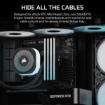 Caixa Extended-ATX Corsair Frame 4500X RS-R ARGB Tempered Glass Preta - Image 5