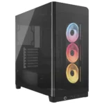 Caixa Extended-ATX Corsair Frame 4500X LX-R Link RGB Tempered Glass Preta