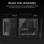 Caixa Extended-ATX Corsair AIR 5400 RS-R ARGB Tempered Glass Preta - Image 3