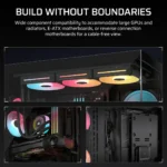 Caixa Extended-ATX Corsair 3500X LX-R RGB Tempered Glass Preta - Image 4