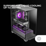 Caixa ATX Mars Gaming MC-PRISMA ARGB Tempered Glass Preta - Image 3