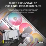 Caixa Extended-ATX Corsair 3500X LX-R RGB Tempered Glass Branca - Image 6