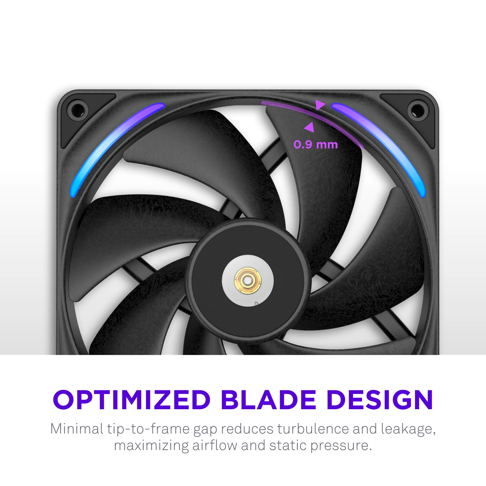 Ventoinha 140mm NZXT F140X Performance RGB 2400RPM 4 Pinos PWM Preta - Image 5