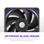 Ventoinha 360mm (3x120mm) NZXT F360X Performance RGB 3100RPM Preta Single Frame - Image 4