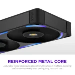 Ventoinha 240mm (2x120mm) NZXT F240X Performance RGB 3100RPM 8 Pinos Preta - Image 3