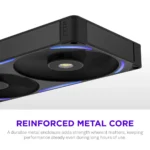 Ventoinha 280mm (2x140mm) NZXT F280X Performance RGB 2400RPM Preta - Image 3
