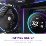 Ventoinha 120mm NZXT F120X Performance RGB 3100RPM 4 Pinos PWM Preta - Image 2