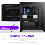 Ventoinha 140mm NZXT F140X Performance RGB 2400RPM 4 Pinos PWM Preta - Image 2