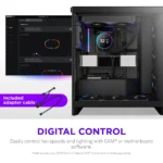 Ventoinha 280mm (2x140mm) NZXT F280X Performance RGB 2400RPM Preta - Image 2