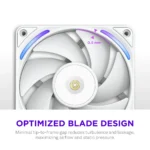 Ventoinha 360mm (3x120mm) NZXT F360X Performance RGB 3100RPM Branca - Image 5