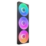 Ventoinha NZXT F420 RGB Core Single-Frame Pretas - Tripla Ventoinha 140mm ( 420mm )