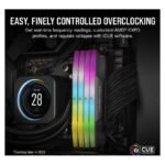Memória Ram DDR5 Pack 2x 32GB (64GB) Corsair CL40 6000Mhz Vengeance RGB Preta - Image 2