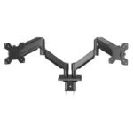 Suporte Mesa Articulado p/ 2 Ecrãs 13"/32" Mars Gaming MARM-PRO2 Preto