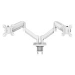 Suporte Mesa Articulado p/ 2 Ecrãs 17"/35" Mars Gaming MARM-PRO2 Branco