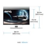 Monitor BenQ Mobiuz EX271UZ QD-OLED 26.5" 4K UHD 240Hz FreeSync Premium Pro - Image 5