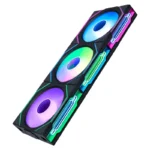 Ventoinha Lian Li UNI FAN SL120 Infinity Wireless RGB Reverse Blade PWM Preto 120mm (Pack 3)