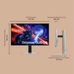 Monitor Samsung Odyssey G6 27" QHD 500Hz 0,03 ms OLED G-Sync FreeSync - Image 2