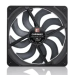 Ventoinha 140mm Noctua NF-A14x25 G2 PWM chromax.black 1500RPM 4 Pinos PWM Preta - Image 3