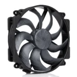 Ventoinha 140mm Noctua NF-A14x25r G2 PWM chromax.black 1500RPM 4 Pinos PWM Preta
